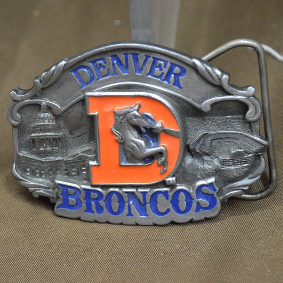 Siskiyou Other - Denver Bronco Belt Buckle Siskiyou limited edition 1988 Enamel 9757/10000